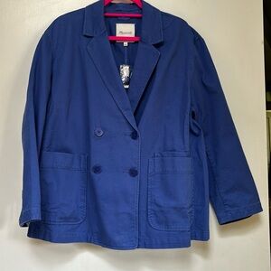 Madewell dbl breasted chore jacket, L